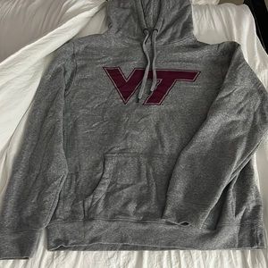 a Virginia Tech sweatshirt bought from the actual campus
